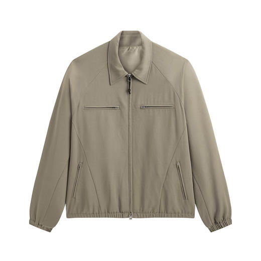 NPC潮牌拉链口袋翻领夹克男老钱机能风休闲秋季新款NP57TJ04 商品图6