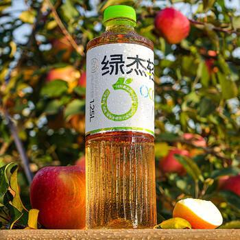 绿杰 发酵型苹果醋饮料1.25L 70%果汁0脂肪0蔗糖大容量装 聚会家庭装 /水饮冲调 /饮料 /果蔬汁/饮料 商品图2