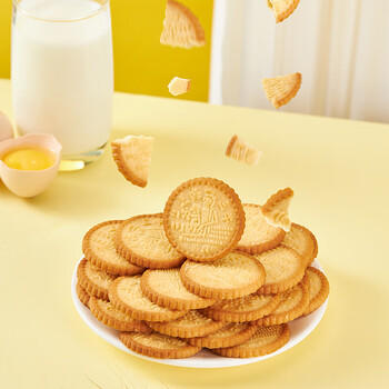 三牛咸蛋黄味酥性饼干 烤蛋饼干 鸡蛋液原料 内含独立小袋 1000g/箱 /休闲食品 /饼干 /酥性饼干 商品图2