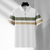 男士POLO衫夏季新款高品质精美绣花条纹短袖上衣    PSL-PSL7397 商品缩略图2