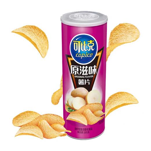 B072可比克薯片原滋味105g罐装 商品图0