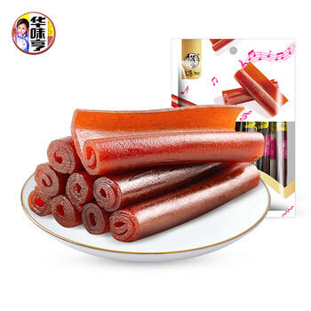 华味亨 果丹皮150g/袋山楂卷儿时怀旧零食酸甜爽口山楂礼包 /休闲食品 /蜜饯果干 /山楂制品 商品图1