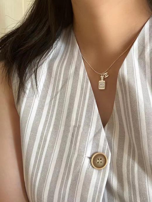 香奈儿 金/银香水瓶项链（XTY） 商品图4