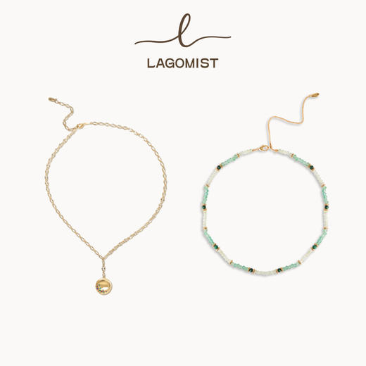【Lagomist】早餐系列 | 串珠项链金贝果吊坠套装 商品图4