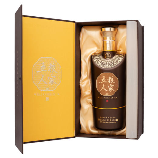 五粮人家；浓香型52度 商品图5