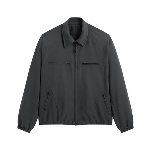 NPC潮牌拉链口袋翻领夹克男老钱机能风休闲秋季新款NP57TJ04 商品图5