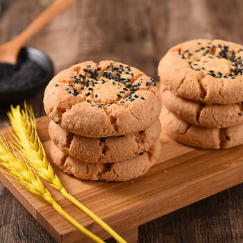 稻香村 原味黑芝麻桃酥800g整箱礼盒 传统糕点手工饼干曲奇零食团购送礼 /休闲食品 /中式糕点 /桃酥 商品图2