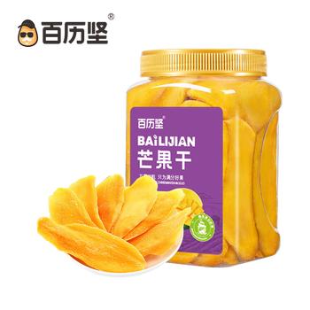 百历坚 芒果干500g/罐 蜜饯果干年货送礼办公室追剧休闲食品 /休闲食品 /蜜饯果干 /芒果干 商品图2