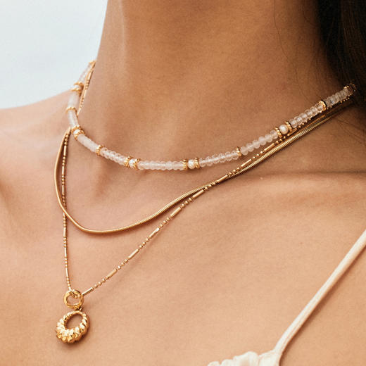 【Lagomist】早餐系列 | 串珠项链金贝果吊坠套装 商品图11