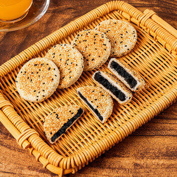 麦酥园 五黑芝麻饼干蛋糕点糖尿病人无糖精休闲零食品早餐面包孕妇450g /休闲食品 /中式糕点 /其他中式糕点 商品图5