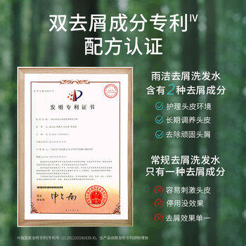 雨洁（RACLEN）啄木鸟洗发水去屑止痒洗发露750ml持久去屑控油清爽柔顺洗发膏 /个人护理 /洗发护发 /洗发水 商品图3