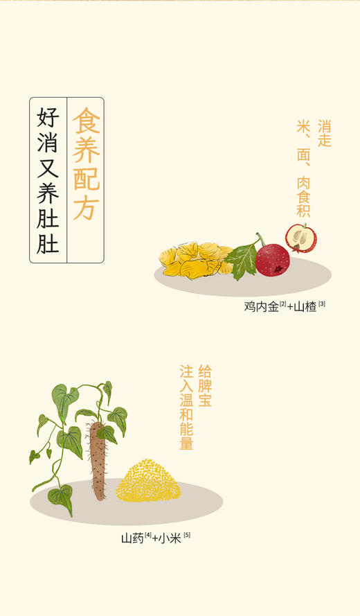 「鸡内金饼干」呵护脾胃娇嫩小朋友 配料干净 0添加糖 商品图3