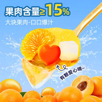 喜之郎霸气大碗果肉果冻200克x12杯4口味0脂肪休闲儿童零食大礼包下午茶 /休闲食品 /果冻/布丁 /果冻 商品图1