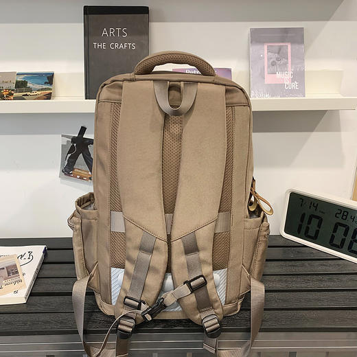 减负护脊 书包初中生中学生男生高中生背包男大容量女双肩包男款 商品图5