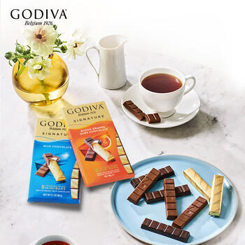 歌帝梵（Godiva）醇享进口海盐黑巧克力90g 出游零食  糖果 休闲零食  独立装 /休闲食品 /巧克力 /黑巧克力 商品图5