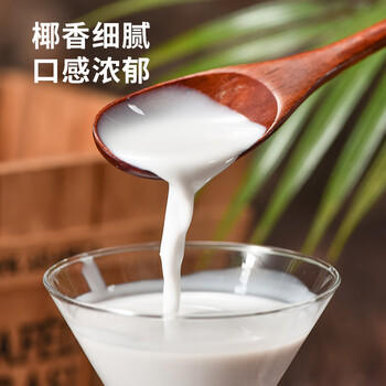 展艺椰浆400ml 生椰拿铁高浓度椰汁椰奶西米露水果捞甜品伴侣烘焙原料 /粮油调味 /烘焙原料 /饮品原料 商品图3
