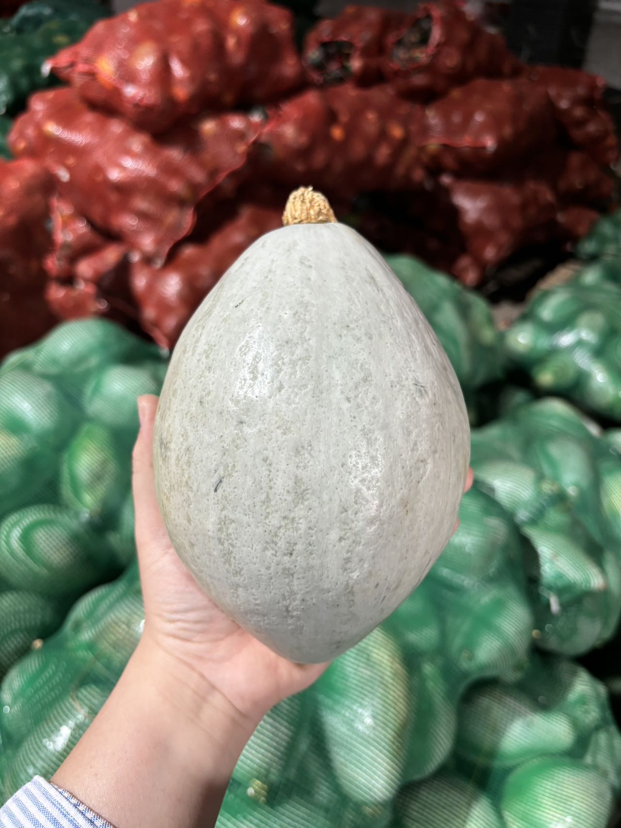 周三取货：【新疆贵族南瓜】一份3斤左右，冰淇淋口感，粉而不干，粉糯！