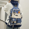 书包女大学生韩版高中旅行双肩包男初中生ins日系大容量电脑背包 商品缩略图6