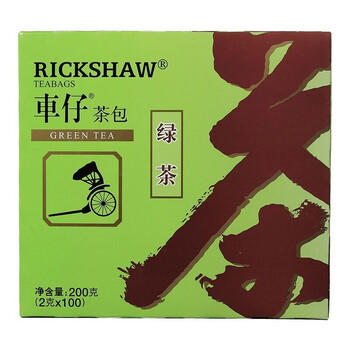 立顿车仔绿茶安徽黄山200g 非独立袋泡双囊茶包办公室下午茶2g*100包 /水饮冲调 /茗茶 /绿茶 商品图3