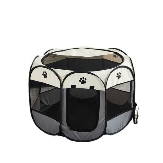 新款新品宠物八角笼可折叠防水牛津布宠物帐篷可拆洗耐抓狗狗猫咪产 商品图4