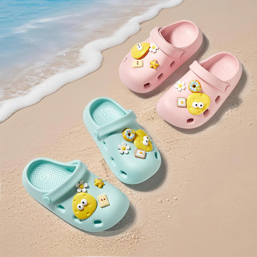 【鞋花款】朴西小小麻豆男女童凉拖鞋室内家居厚底防滑踩屎感 商品图3