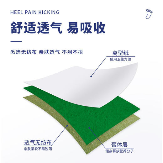 【买2送1❗️白云山花城艾草足跟痛贴】悉选艾叶，多味草本萃取，温灸热敷！足底足部护理膏药关节疼痛 商品图3