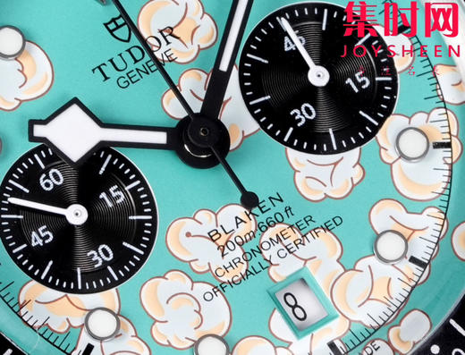 帝舵 3T碧湾计时系列 爆米花 男士腕表 是一款融合潜水表传统与赛车计时功能的混合型腕表 商品图4