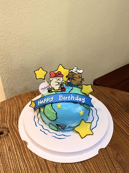 地球线条小狗 商品图0