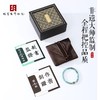 热卖中！！【明孝陵博物馆监制 × 玉石大师杨大钊创作】缅甸天然A货冰种蓝水翡翠国风小葫芦手串6mm 一物一证 商品缩略图4