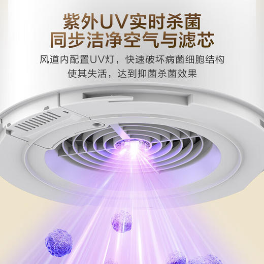 海尔空气净化器家用室内除甲醛除苯除异味卧室宠物吸毛消毒杀菌除过敏原除粉尘除烟味KJ320F-Q3U1 商品图4