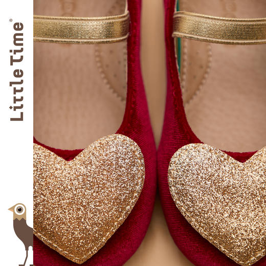 littletime女童皮鞋2025新款儿童洋气玛丽珍鞋女孩银色公主单鞋 商品图3