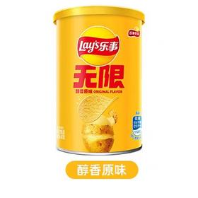 B073乐事无限醇香原味40克罐装