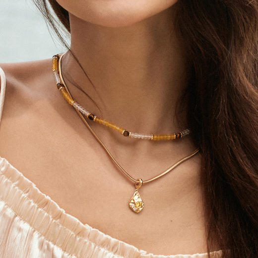 【Lagomist】早餐系列 | 串珠项链金贝果吊坠套装 商品图7