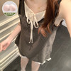 【GZ】无忧购韩版甜美少女睡衣背心短裤带胸垫家居服套装（截单后7天发货) 商品缩略图1