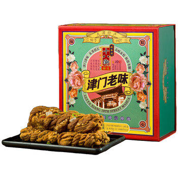桂發祥十八街麻花礼盒津门老味820g（内含14支）天津特产礼物团购福利 /休闲食品 /中式糕点 /麻花 商品图5