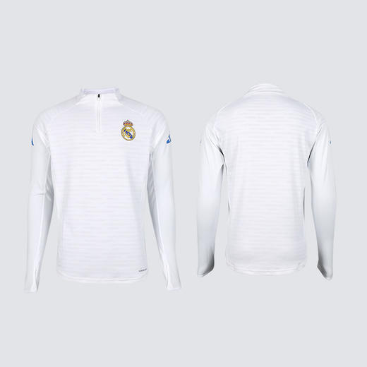 小李子ADIDAS阿迪达斯皇马球员版半拉链长袖训练服成人男JP4020 商品图5