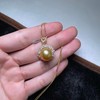 玉美人菲菲&S925珍珠金珠吊坠约10mm+ 商品缩略图0
