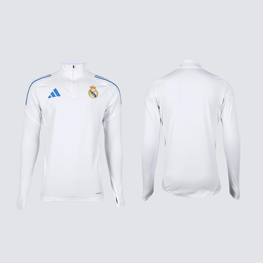 小李子正品ADIDAS阿迪达斯皇马半拉链长袖训练服成人男JP4027 商品图4