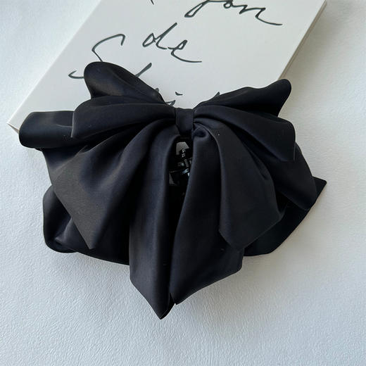 韩系显发量蝴蝶结黑马尾抓夹纪念日百货门店同款164343499 商品图1