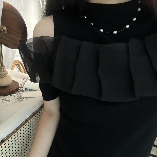 露思同款 进口透明线 jiguang 无核淡水珍珠 细腻 松弛感+高级感拉满 纯银磁吸扣 佩戴感超棒 商品图7