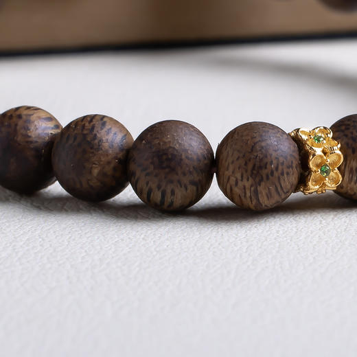 xy0500沉香+南红碧玉手串 商品图5