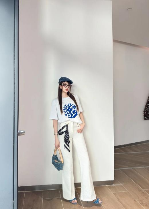 驴家  25ss联名Flower印花字母T恤 男女同款（DY） 商品图2