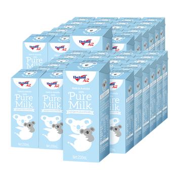 纽仕兰×PLUS A2β-酪蛋白原生高钙100%生牛乳200ml*48盒  /水饮冲调 /常温奶 /A2牛奶 商品图1