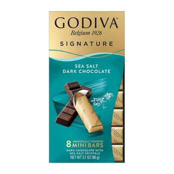 歌帝梵（Godiva）醇享进口海盐黑巧克力90g 出游零食  糖果 休闲零食  独立装 /休闲食品 /巧克力 /黑巧克力 商品图3