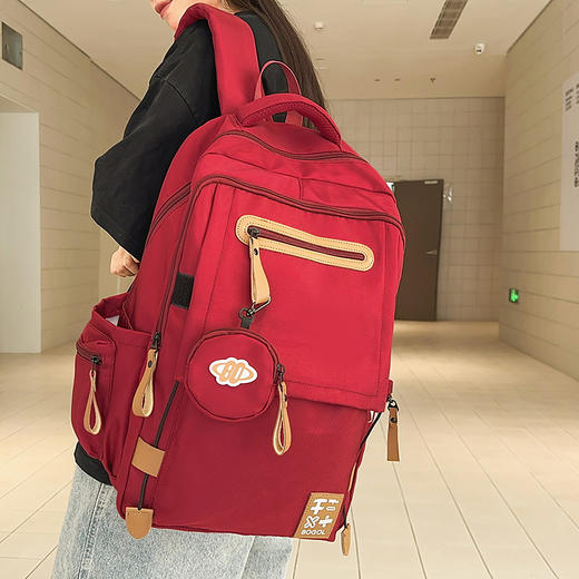 减负护脊 书包初中生中学生男生高中生背包男大容量女双肩包男款 商品图8