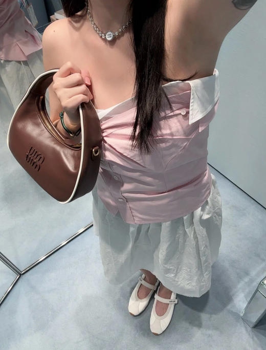 缪缪 珐琅字母满钻项链（EJ） 商品图3