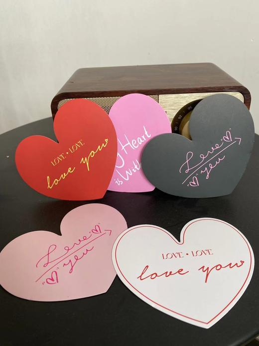 爱心卡片五色混装（20张） 商品图1