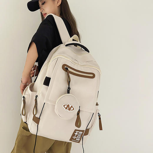 减负护脊 书包初中生中学生男生高中生背包男大容量女双肩包男款 商品图7