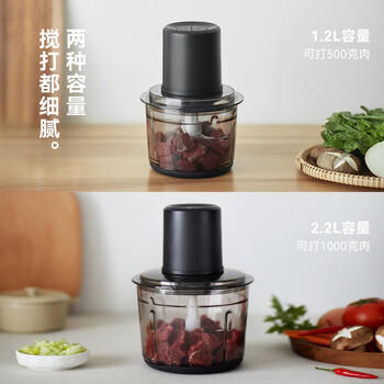 olayks立时 绞肉机 家用料理机 辅食机婴儿 绞馅机碎肉机搅拌机 打肉机打蒜器肉馅机 /家用电器 /厨房小电 /绞肉/切菜机 商品图3