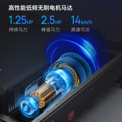 舒华跑步机爬坡家用静音减震小型健身器械全折叠智能电动坡度T369【晋江人才办】 商品图2